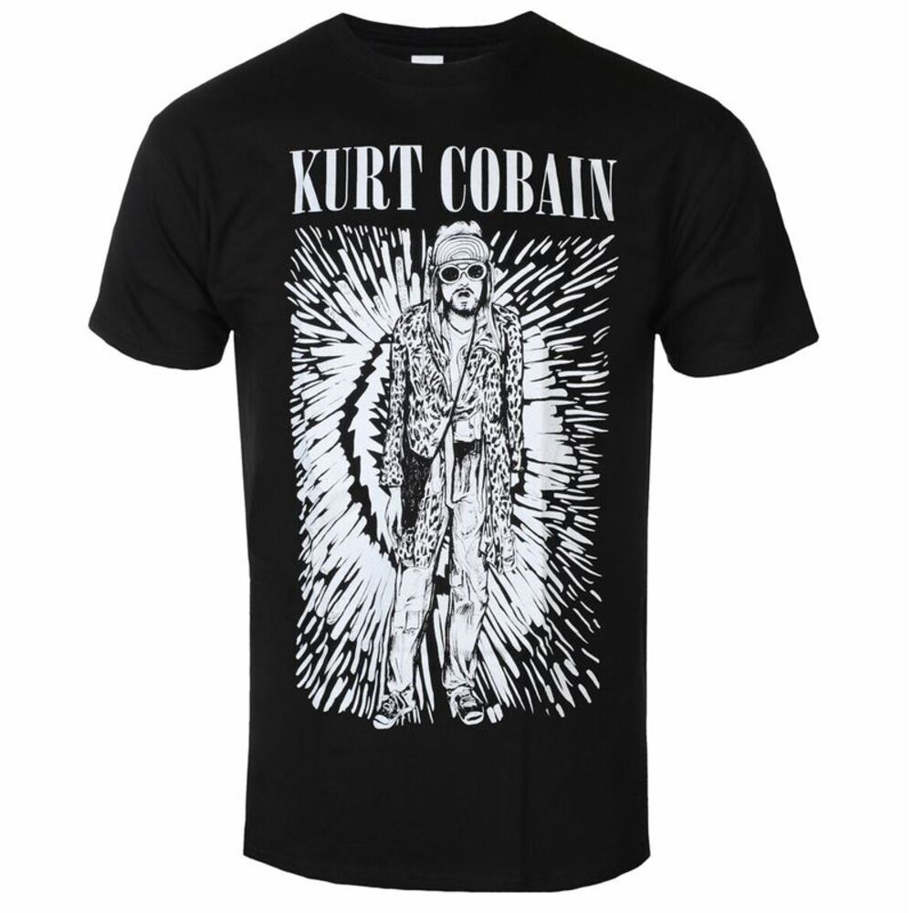 Kurt Cobain Unisex Adult Brilliance Cotton T-Shirt / Black